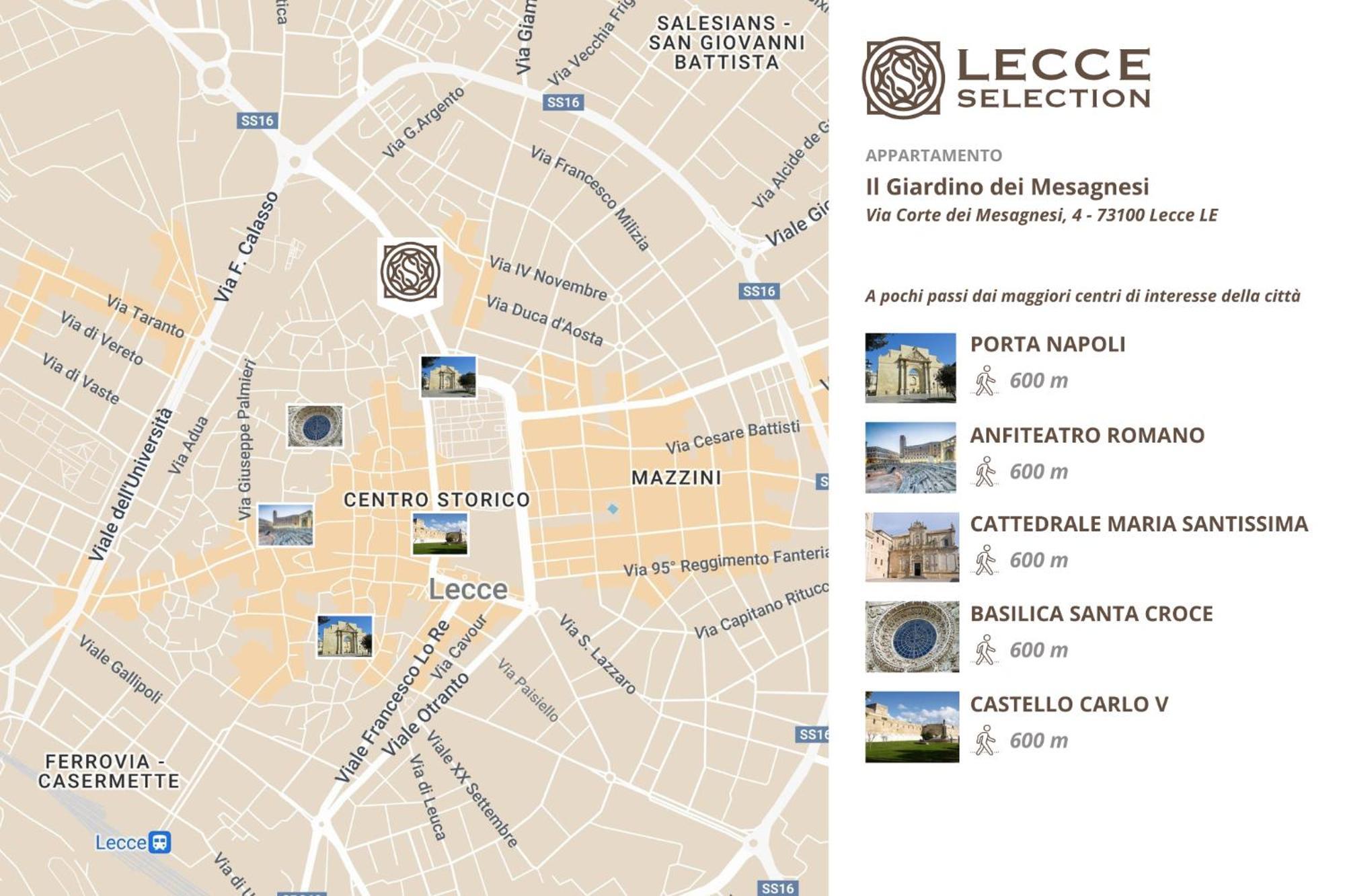 Il Giardino Dei Mesagnesi - Lecce Selection Apartment Bagian luar foto